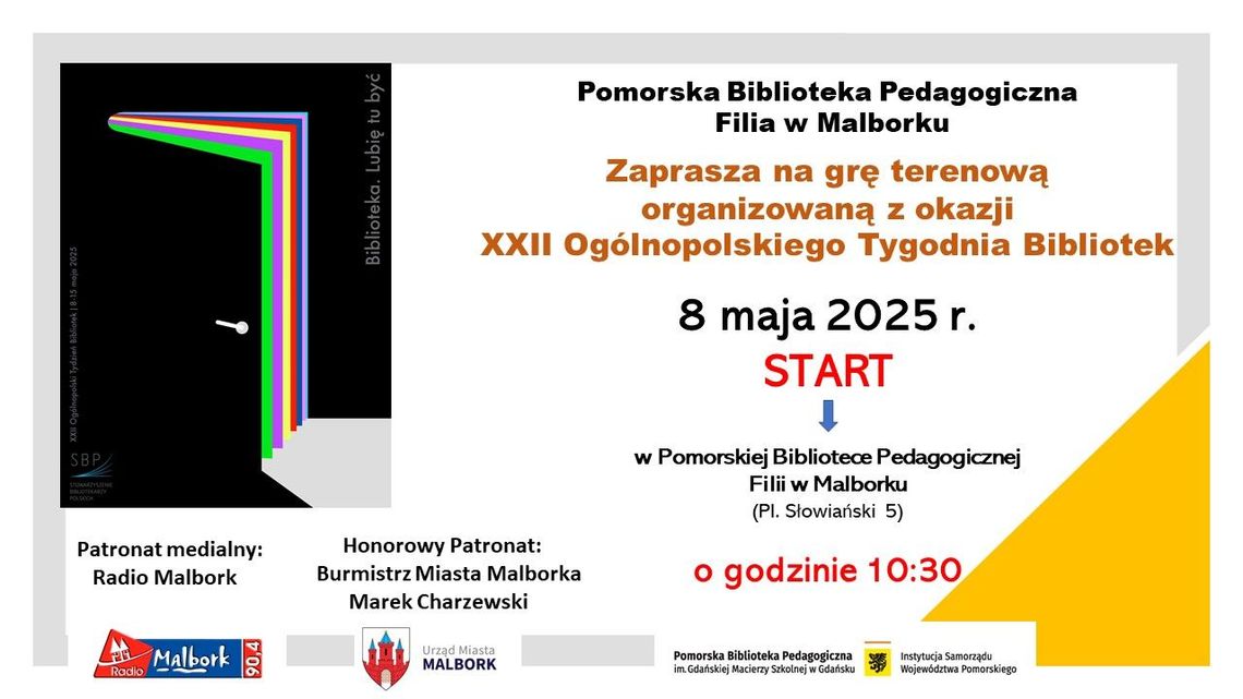 Gra terenowa z okazji Tygodnia Bibliotek - 8 maja 2025 r.