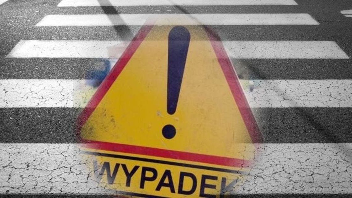 Groźne potrącenie na „jedynce” w Gniewie Groźne potrącenie na „jedynce” w Gniewie