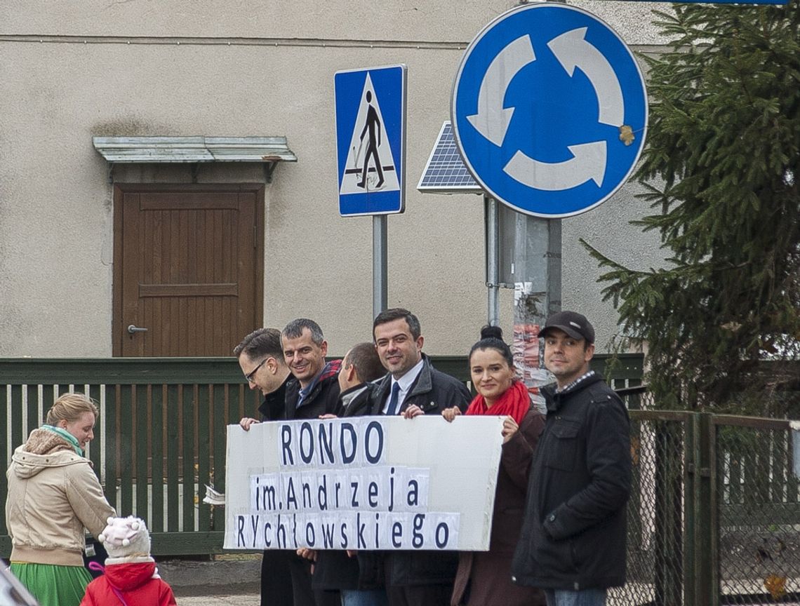 Happening Republikanów na rondzie