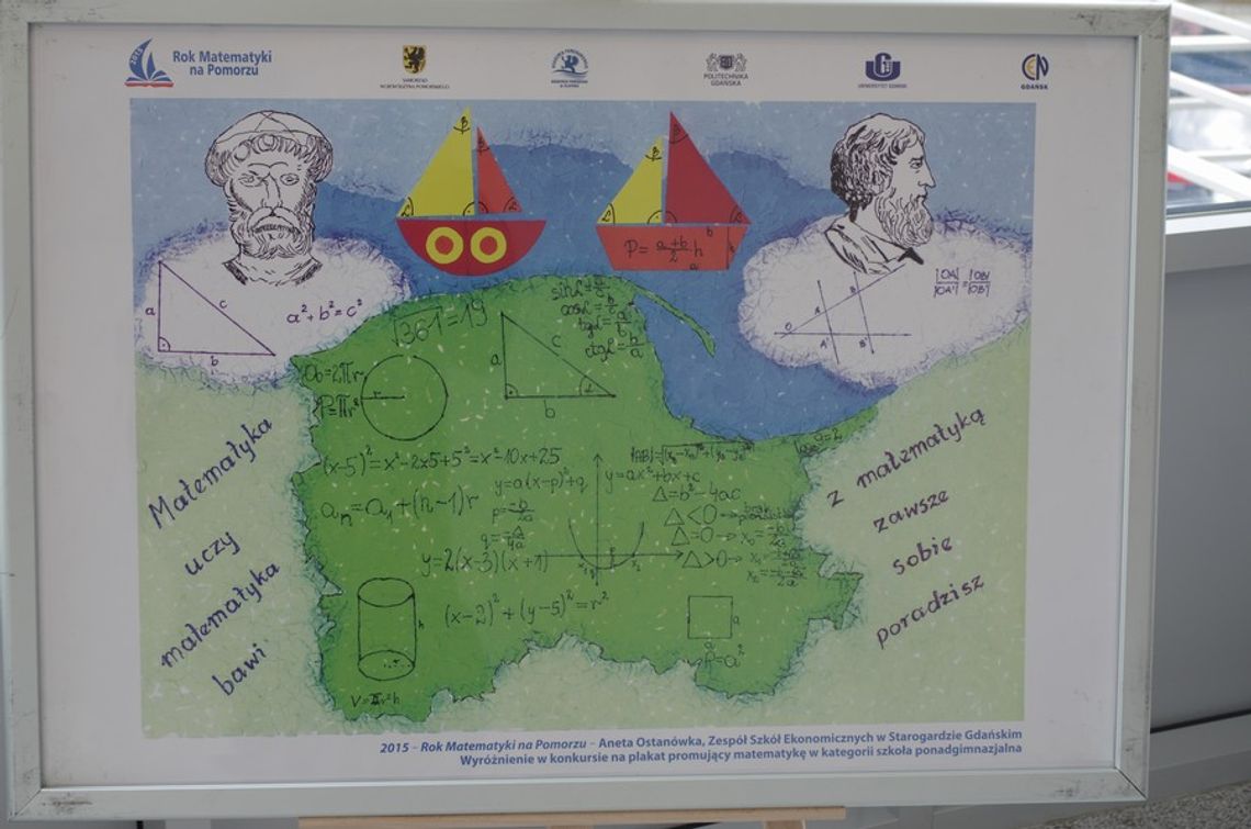 I i II miejsce w konkursie na plakat promujący matematykę I i II miejsce w konkursie na plakat promujący matematykę