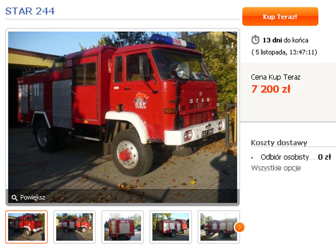 I ty możesz mieć wóz strażacki ...