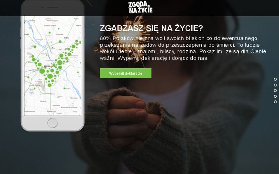 I ty możesz podzielić się życiem