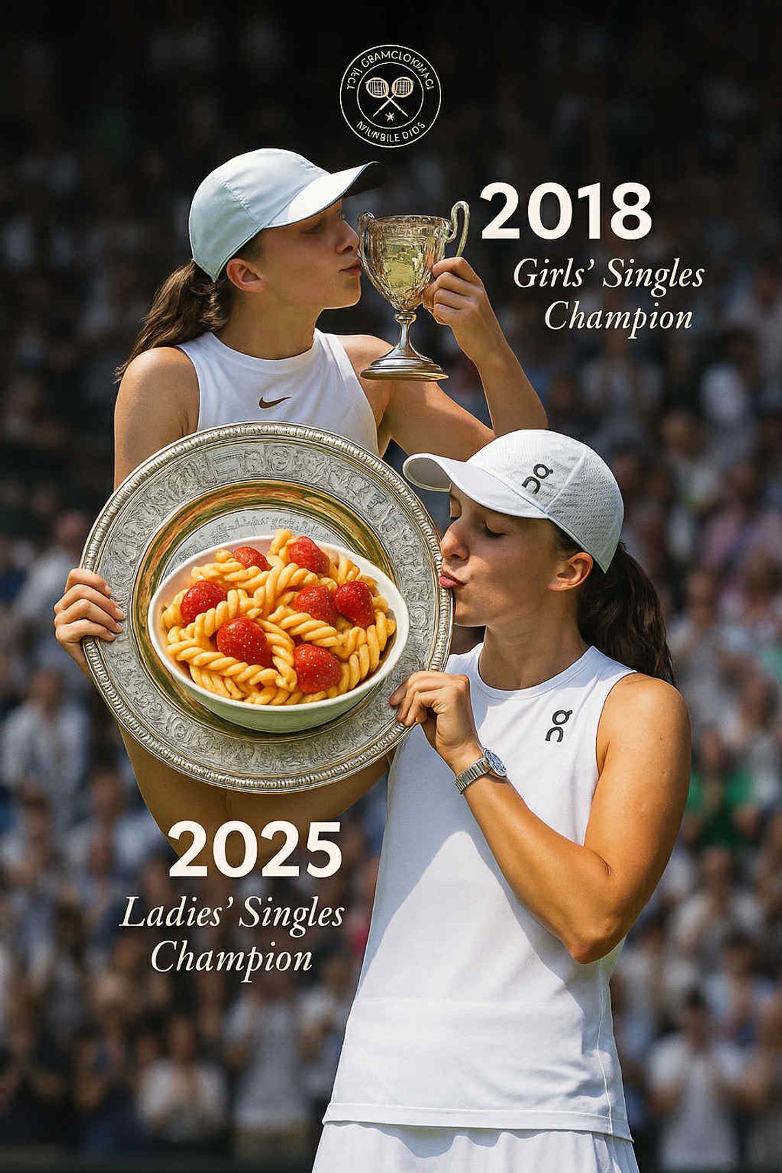 Iga Świątek i makaron z truskawkami - hit TikToka!