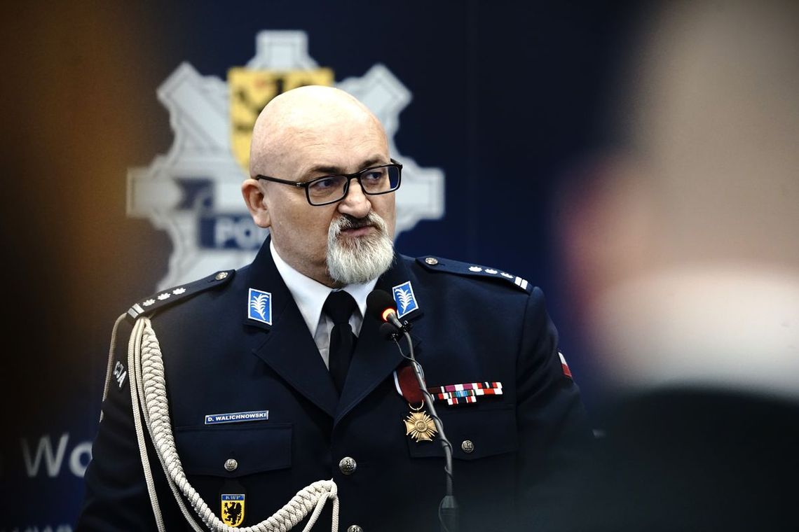 Inspektor Dariusz Walichnowski nowym szefem pomorskich policjantów