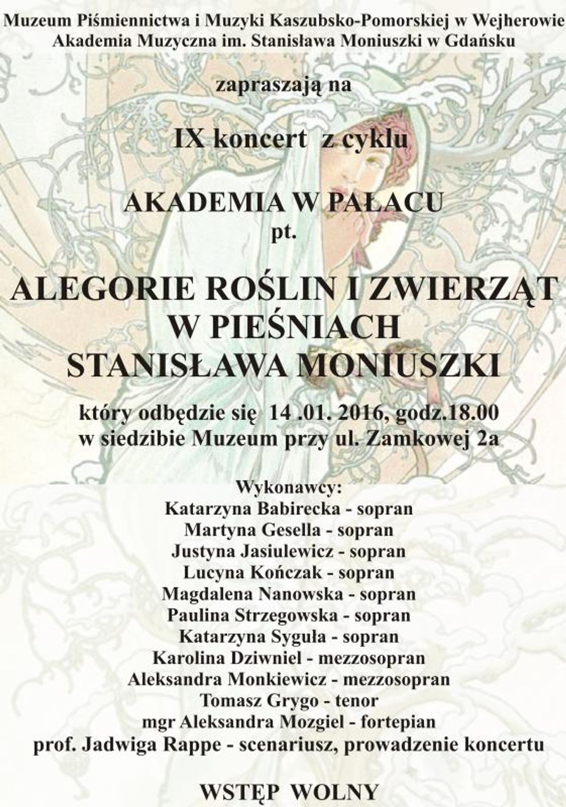 IX koncert z cyklu &quot;Akademia w pałacu&quot;