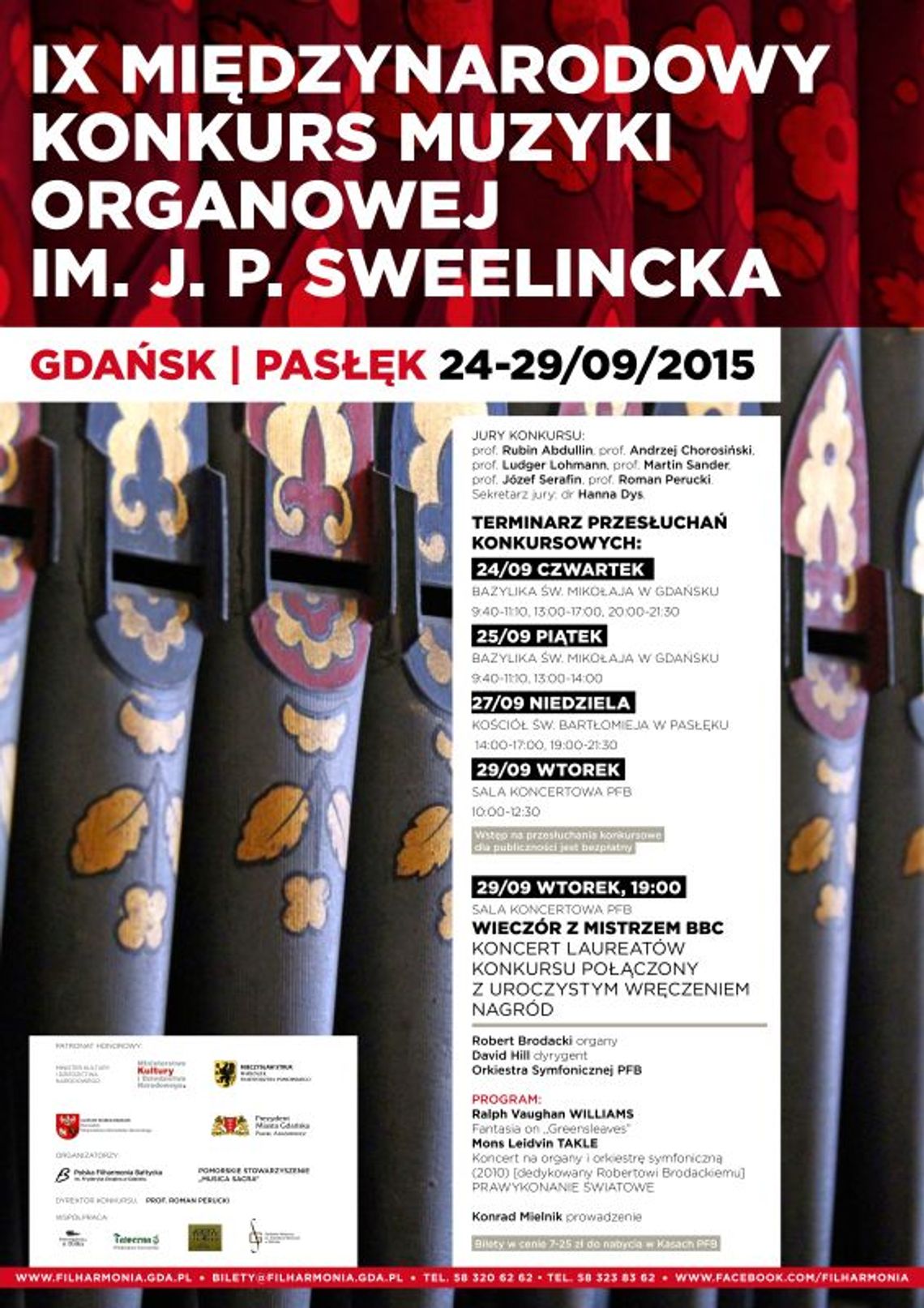 IX Międzynarodowy Konkurs im. J. P . Sweelincka IX Międzynarodowy Konkurs im. J. P . Sweelincka