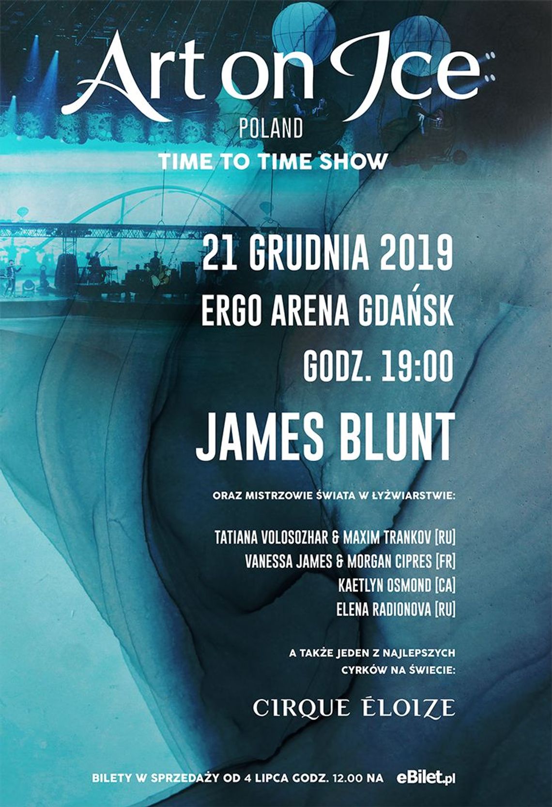 James Blunt w Ergo Arenie wraz z legendarnym ART ON ICE!