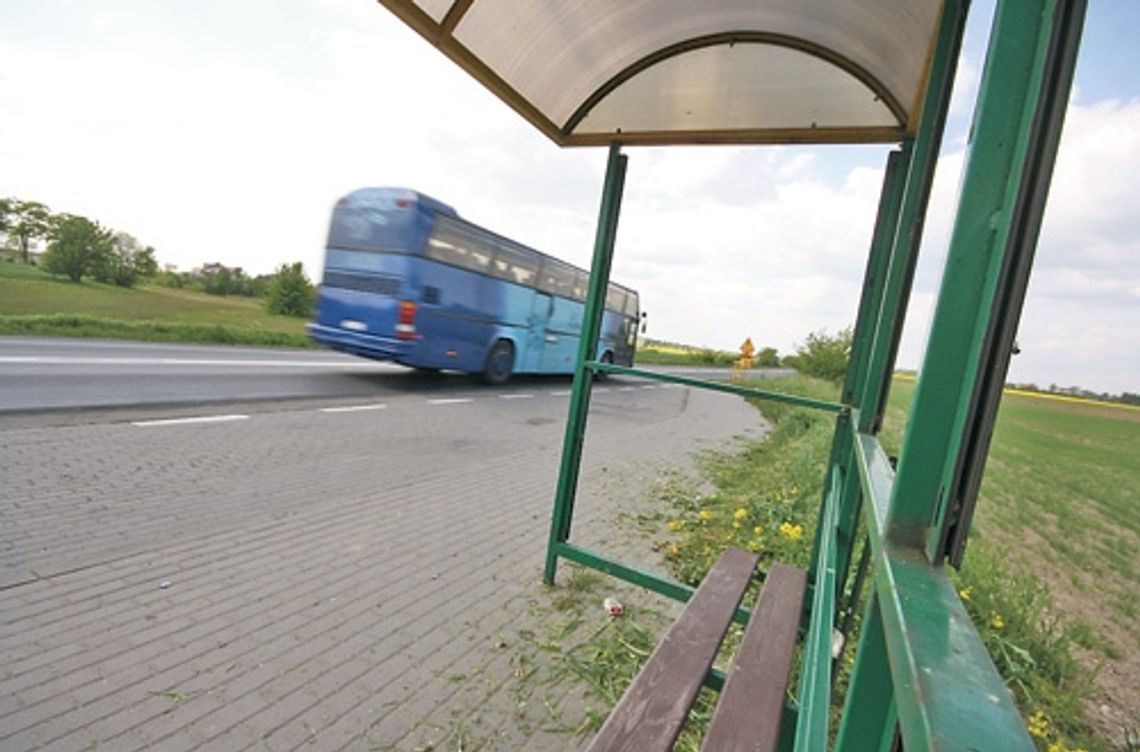 Jeden z gimnazjalistów stał na czatach, drugi kopał w szybę przystanku