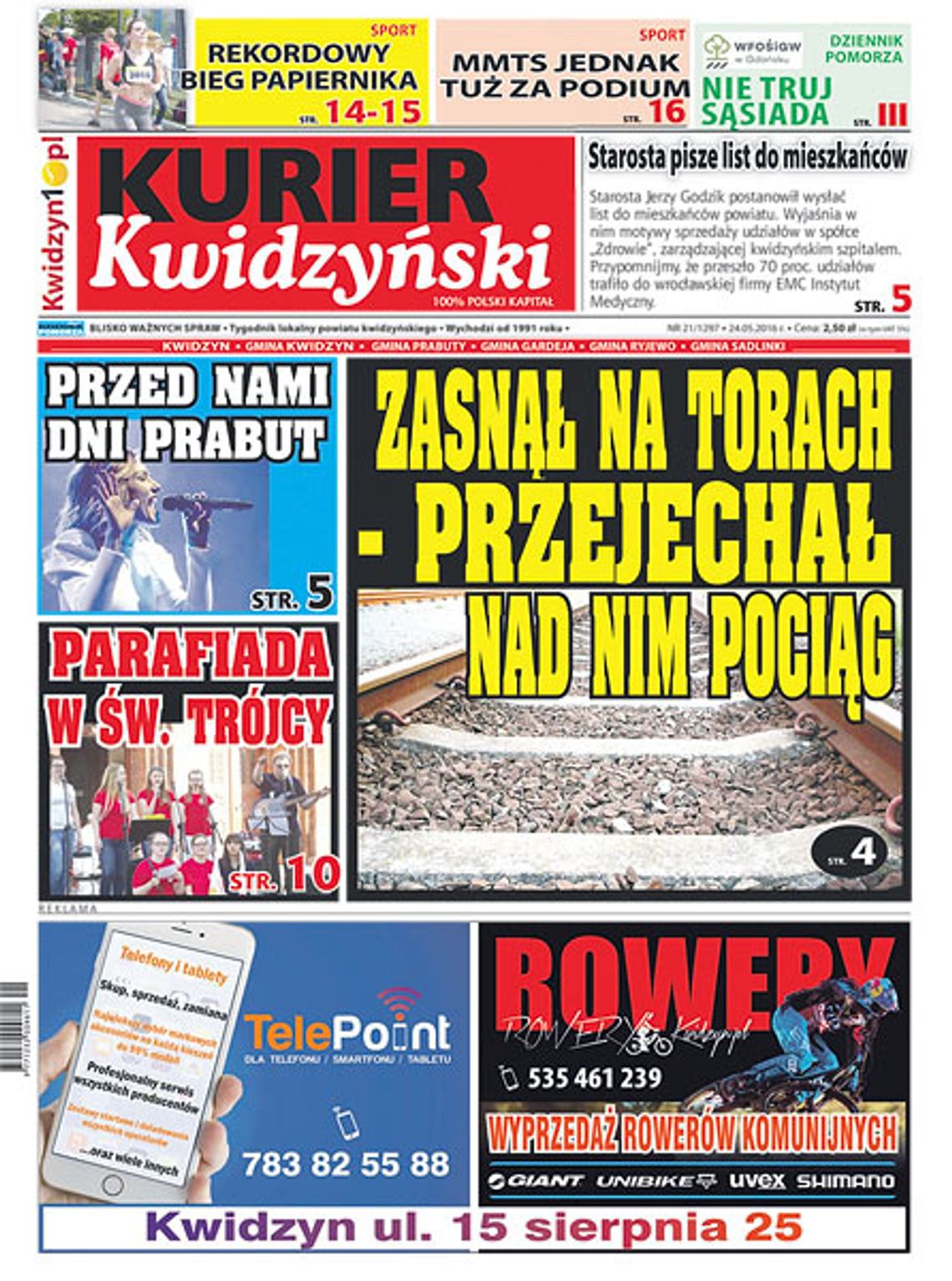 Jest już nowy numer Kuriera Kwidzyńskiego Jest już nowy numer Kuriera Kwidzyńskiego