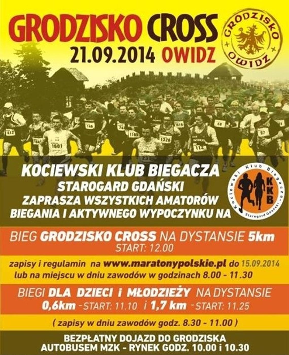 Już dziś! Przyjedź i weź udział w biegu! Już dziś! Przyjedź i weź udział w biegu!