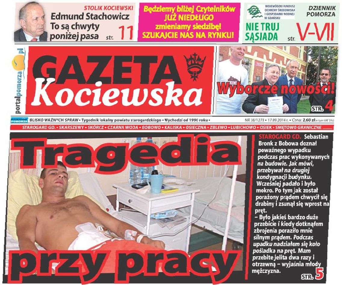 Już jest! Najnowsza Gazeta Kociewska w kioskach! Już jest! Najnowsza Gazeta Kociewska w kioskach!