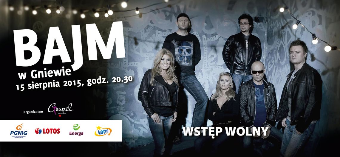Już niedługo Gospel! W tym roku w Gniewie Bajm i Luxtorpeda Już niedługo Gospel! W tym roku w Gniewie Bajm i Luxtorpeda