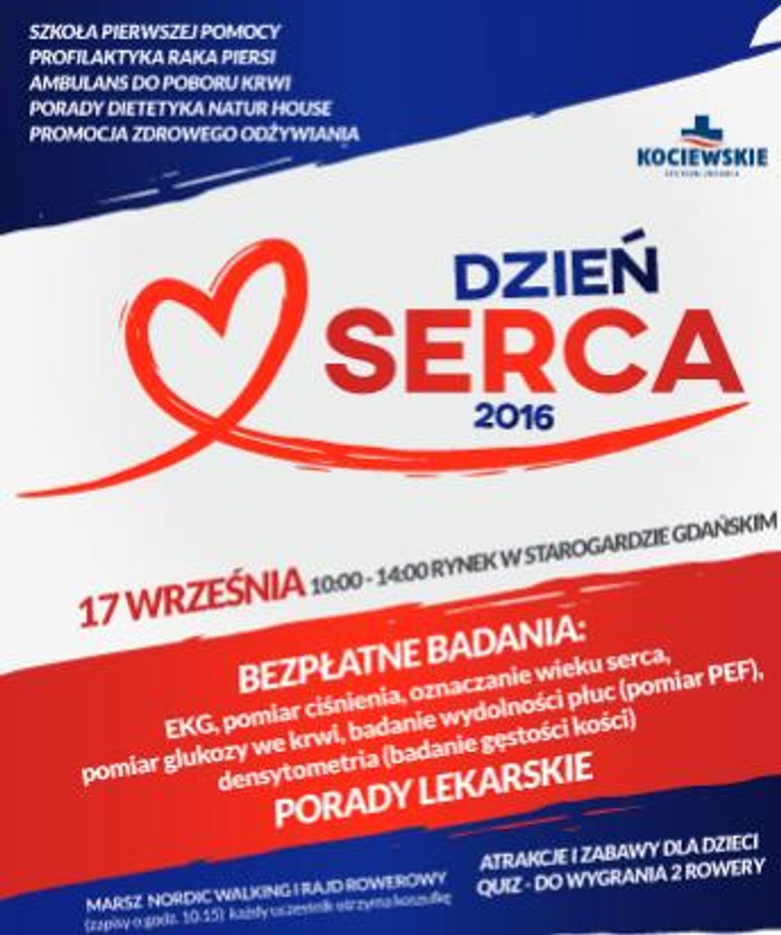Już w sobotę Dzień Serca! Zobaczcie co w programie Już w sobotę Dzień Serca! Zobaczcie co w programie