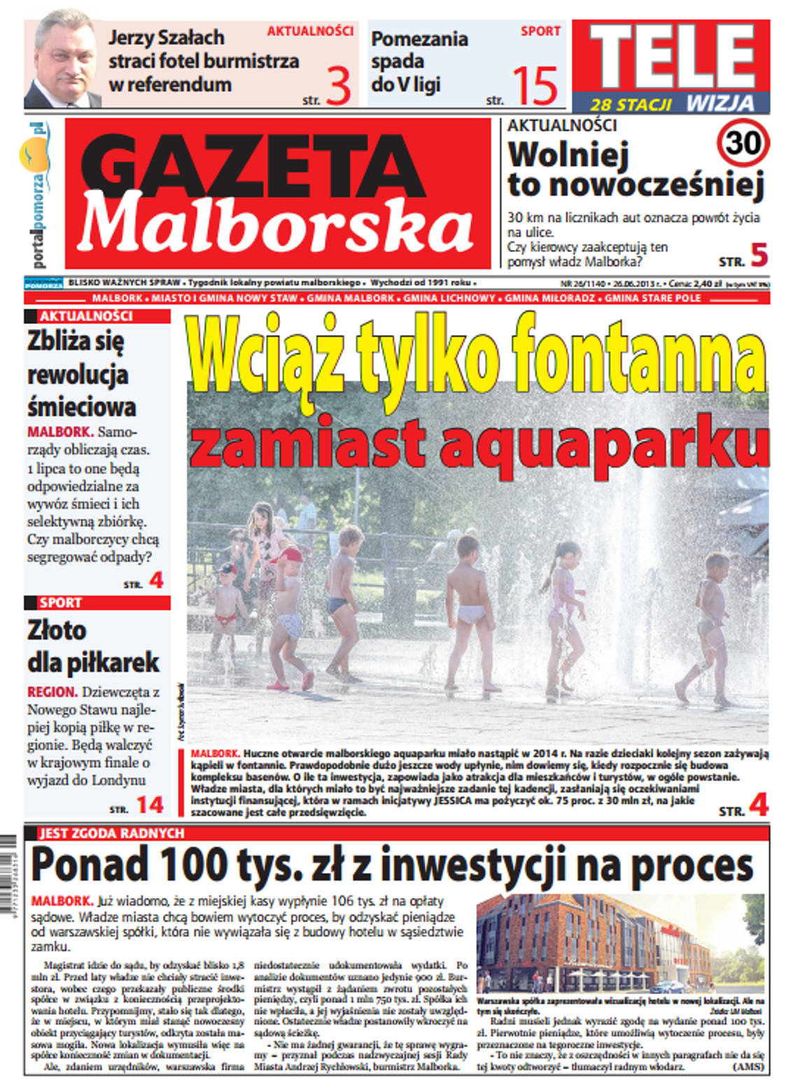 Już w sprzedaży najnowsze wydanie Gazety Malborskiej Już w sprzedaży najnowsze wydanie Gazety Malborskiej