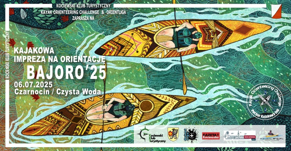 Kajakowy Rajd na Orientację - Bajoro '25! Zachęcamy do udziału