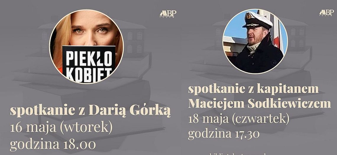 Kapitan Sodkiewicz i Daria Górka wkrótce w tczewskiej bibliotece