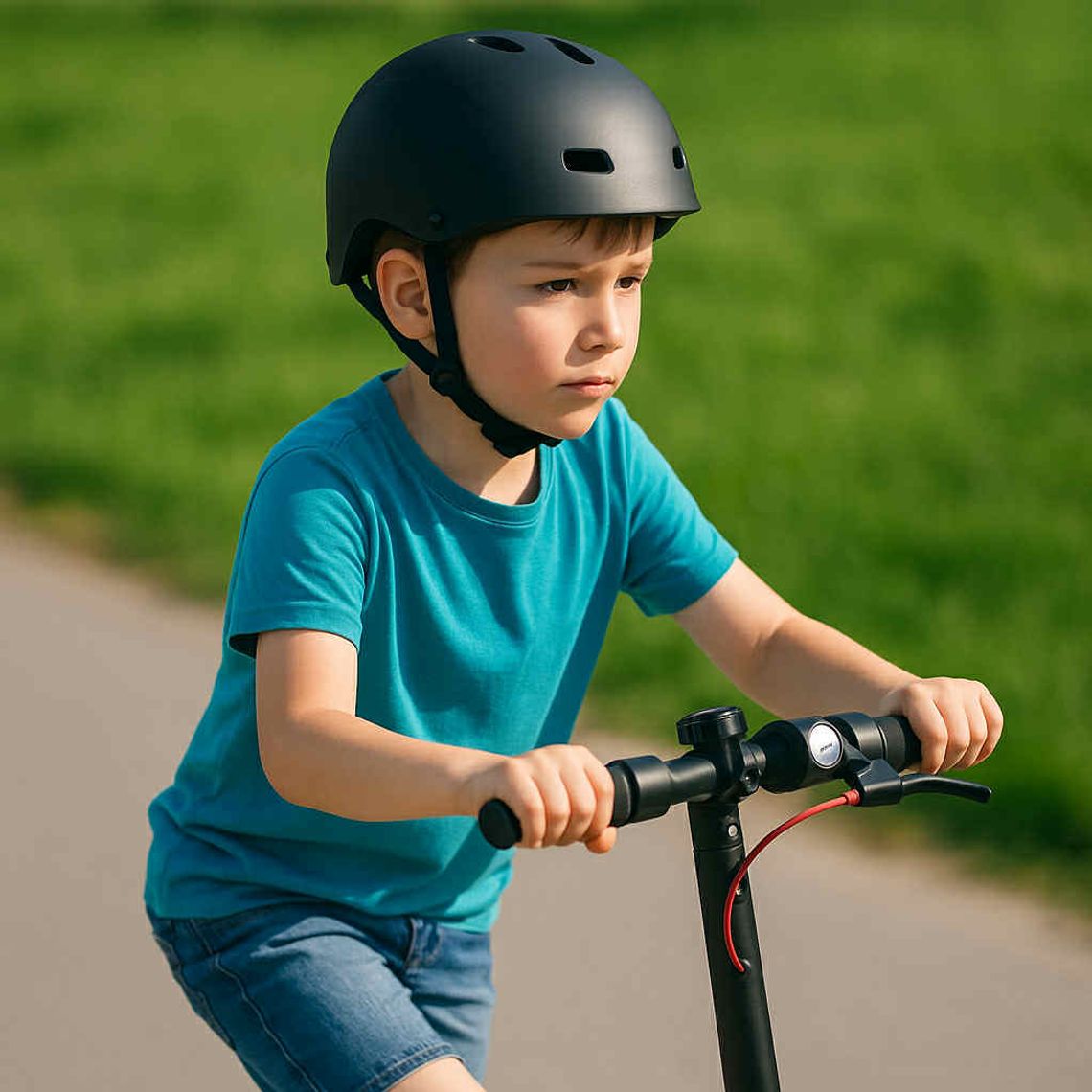🛴 Kaski obowiązkowe dla dzieci do 16 lat – także na prywatnych terenach! 🛴 Kaski obowiązkowe dla dzieci do 16 lat – także na prywatnych terenach!