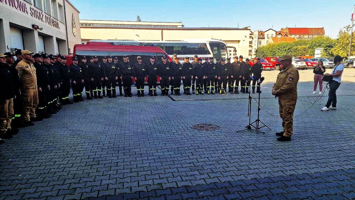 Kilka wypadków, w tym mini kraksa na A1, kolizja z łosiem i wyruszenie kolejnej zmiany strażaków do walki ze skutkami powodzi. KRONIKA STRAŻACKA 16-22.09.2024