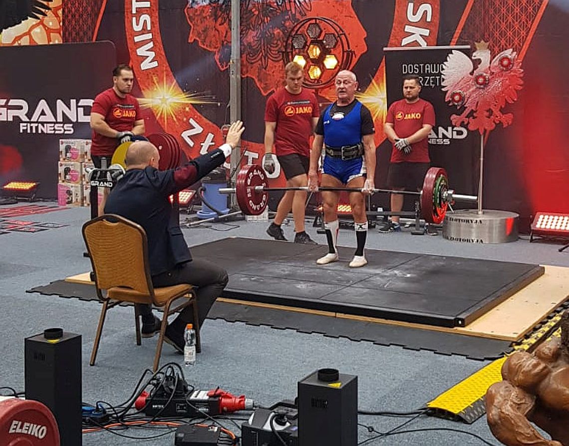 Kolejne złoty krążek Józefa Bejgrowicza. 210 kg w martwym ciągu na Mistrzostwach Polski