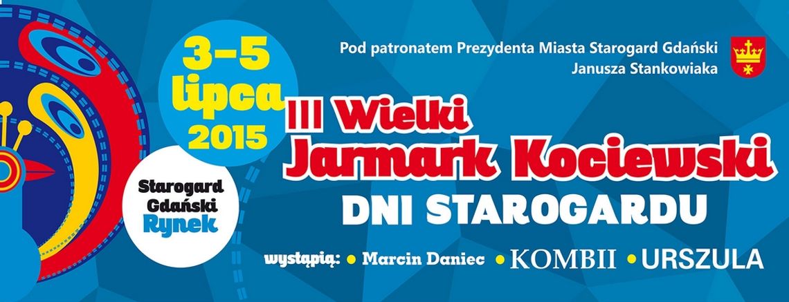 Kombii, Urszula i Marcin Daniec podczas „Dni Starogardu 2015”