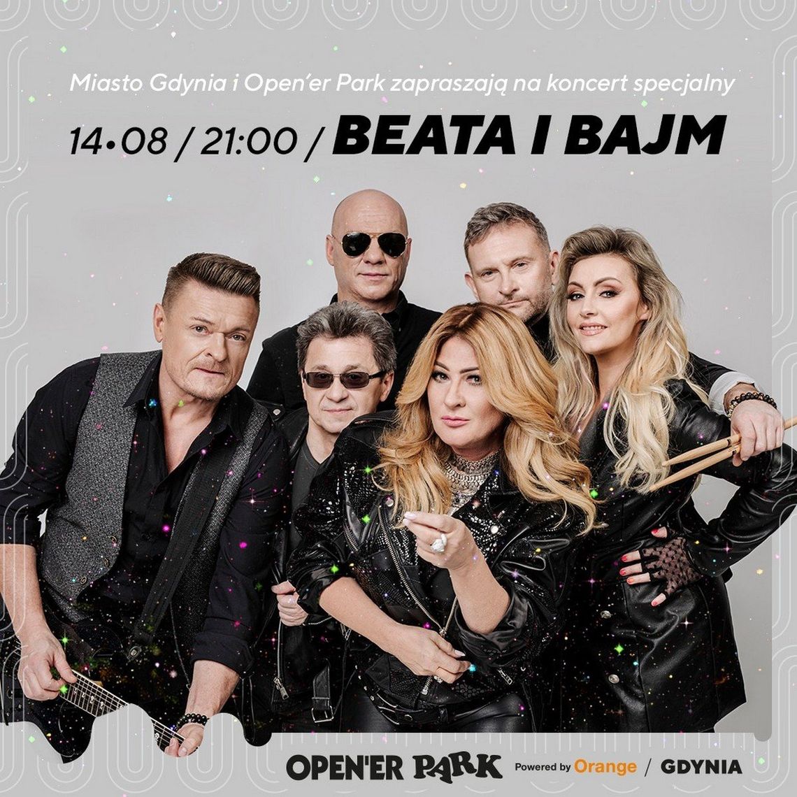 Koncert BAJM na Open'er Park w Gdyni