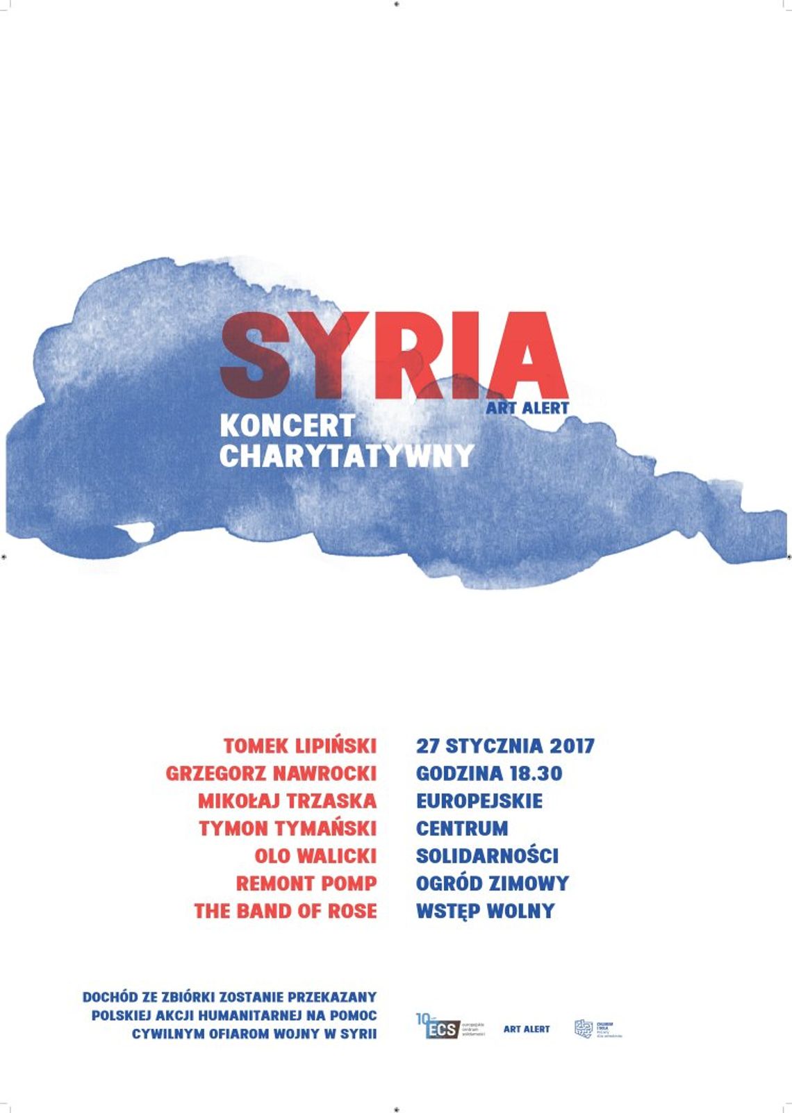 koncert charytatywny "Syria Art Alert" koncert charytatywny "Syria Art Alert"