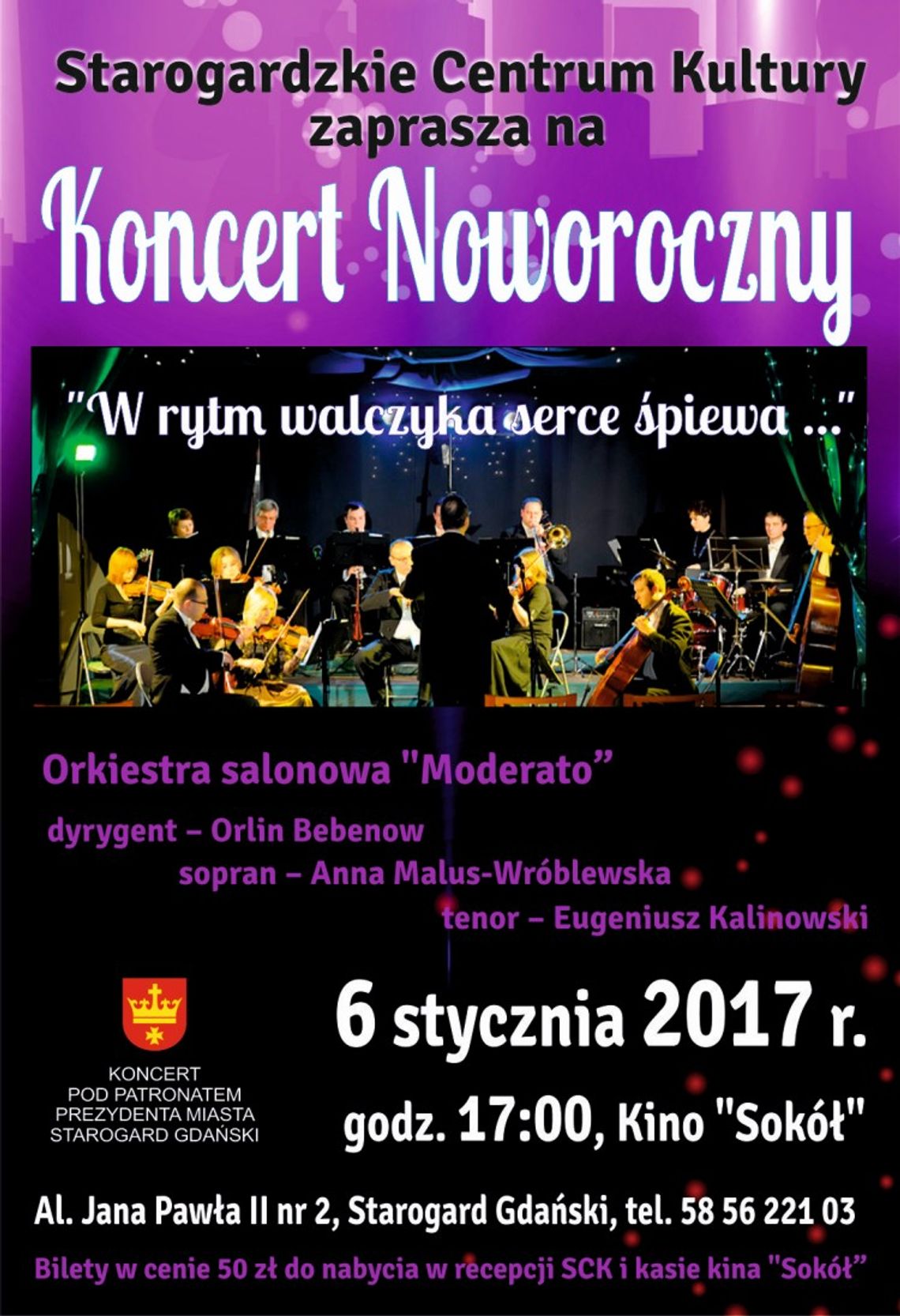 Koncert Noworoczny Orkiestry Salonowej "Moderato" z Bydgoszczy