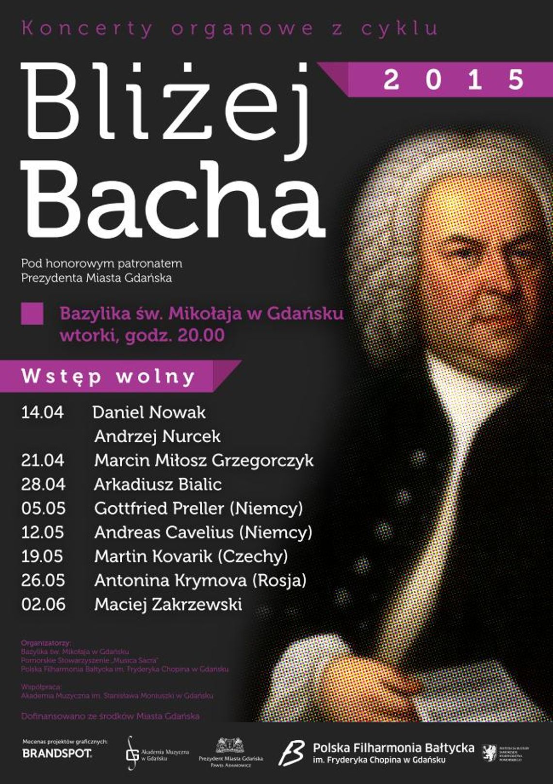 Koncerty organowe z cyklu „Bliżej Bacha”