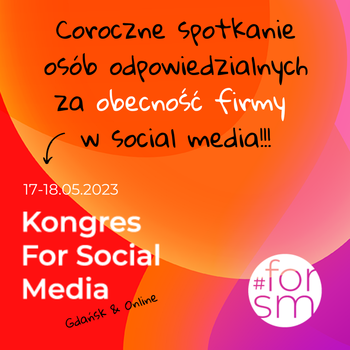 Kongres For Social Media -  Twoja firma w mediach społecznościowych.