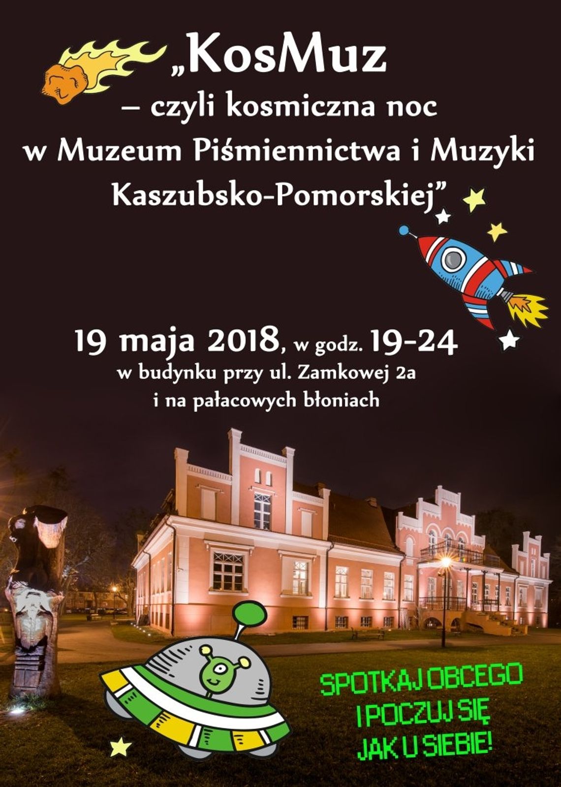 KosMuz 2018. Noc Muzeum w Wejherowie