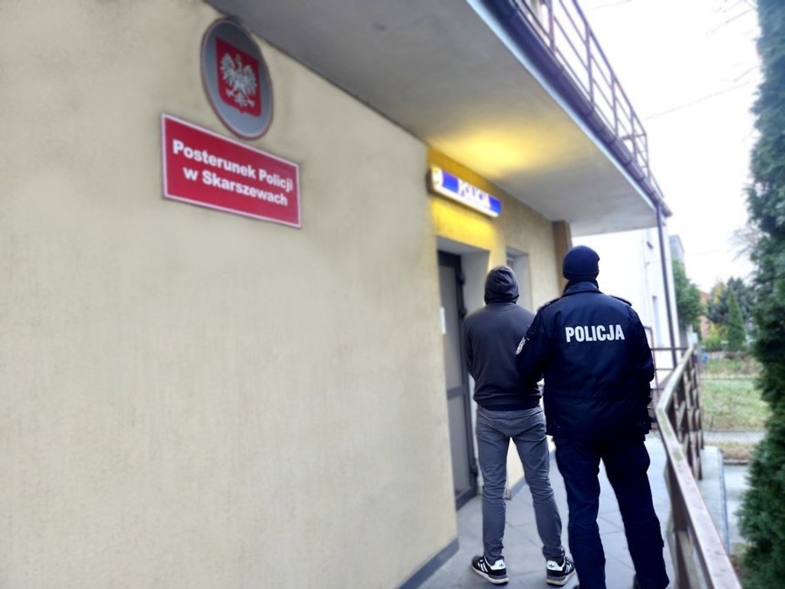 Kradł paliwo z terenu miejscowej żwirowni. Był zaskoczony, że policjanci go namierzyli