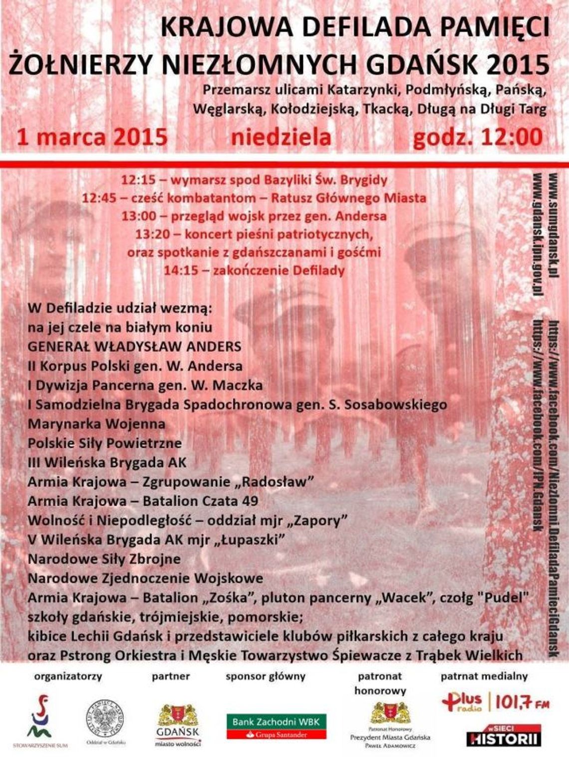 Krajowa Defilada Pamięci Żołnierzy Niezłomnych Gdańsk 2015 Krajowa Defilada Pamięci Żołnierzy Niezłomnych Gdańsk 2015