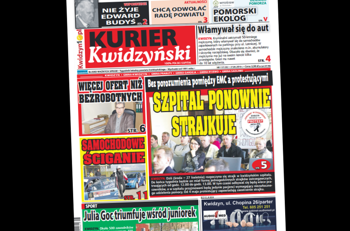 Kurier Kwidzyński już jest! Kurier Kwidzyński już jest!