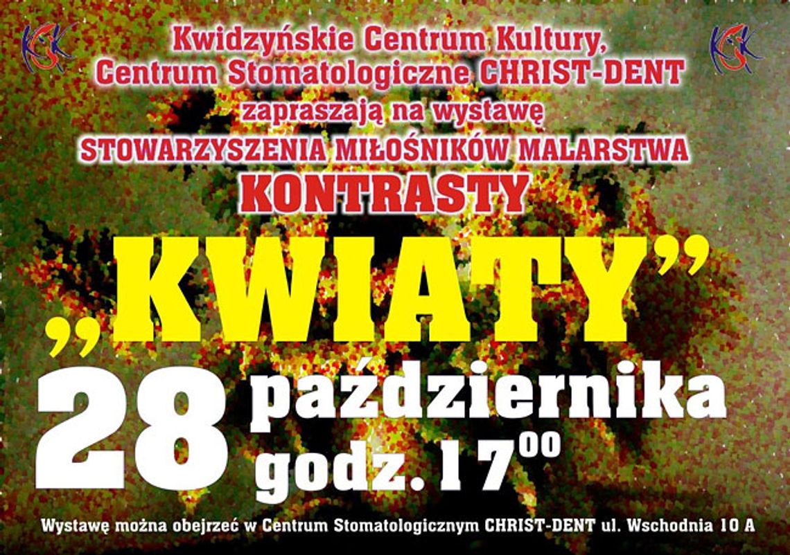 Kwiatowa wystawa „Kontrastów”