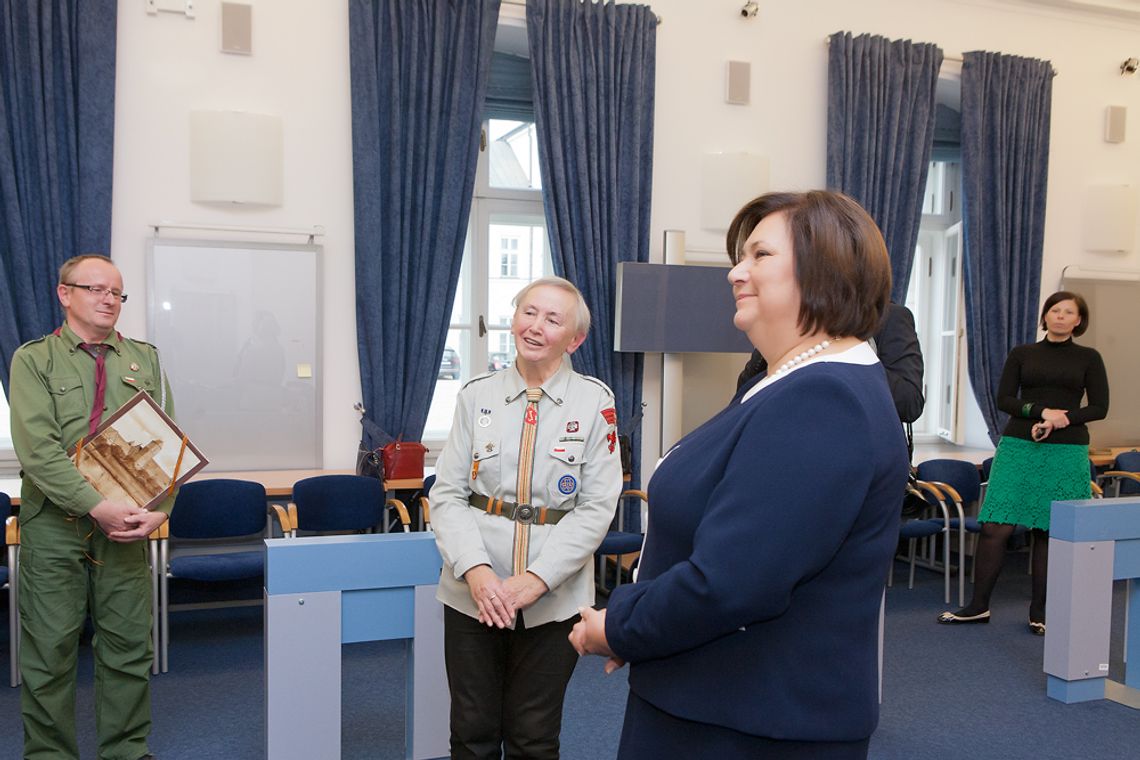 Kwidzyńscy harcerze spotkali się z Pierwszą Damą RP Kwidzyńscy harcerze spotkali się z Pierwszą Damą RP