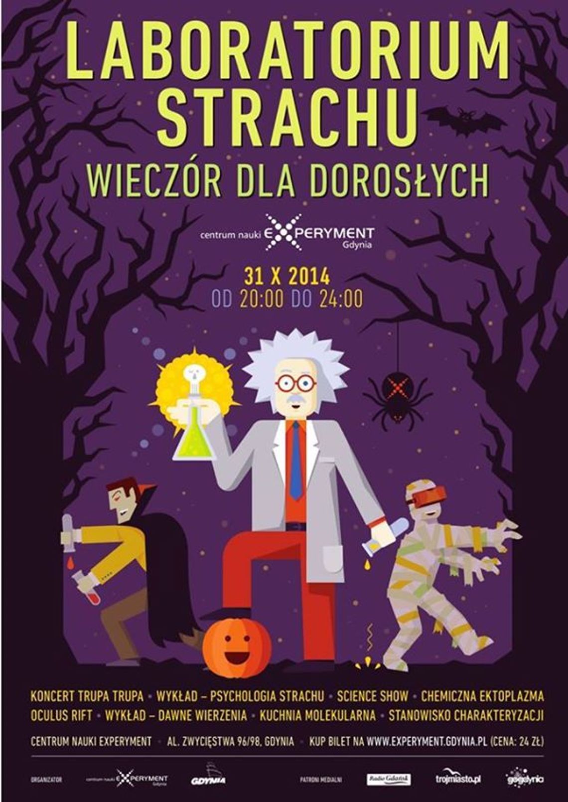 Laboratorium Strachu - wieczór dla dorosłych Laboratorium Strachu - wieczór dla dorosłych