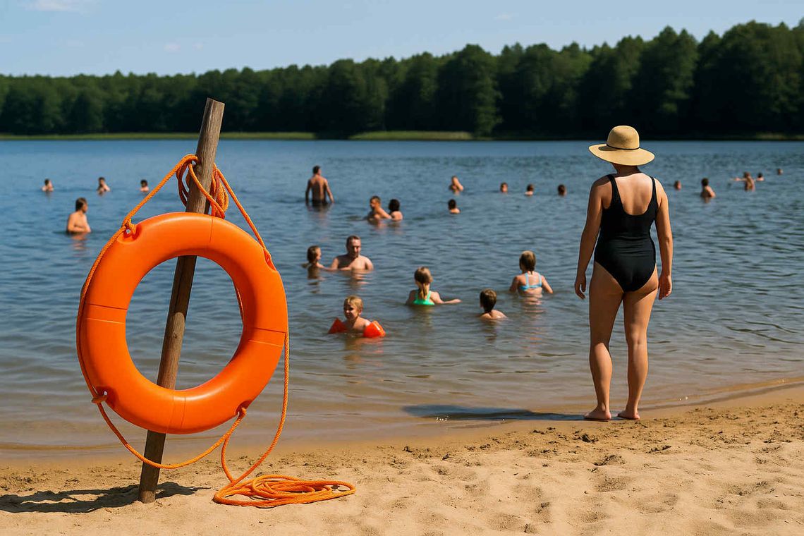Lato nad jeziorem? Pamiętaj o zasadach bezpiecznej kąpieli