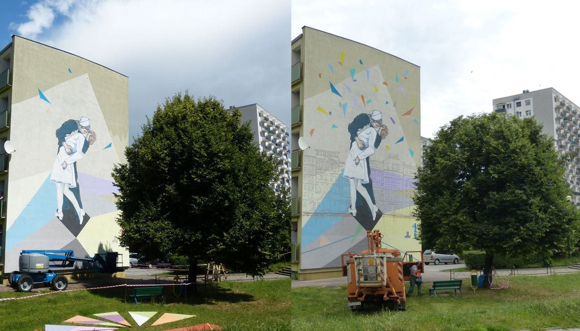 Lipa wyborcza przy muralu? Lipa wyborcza przy muralu?