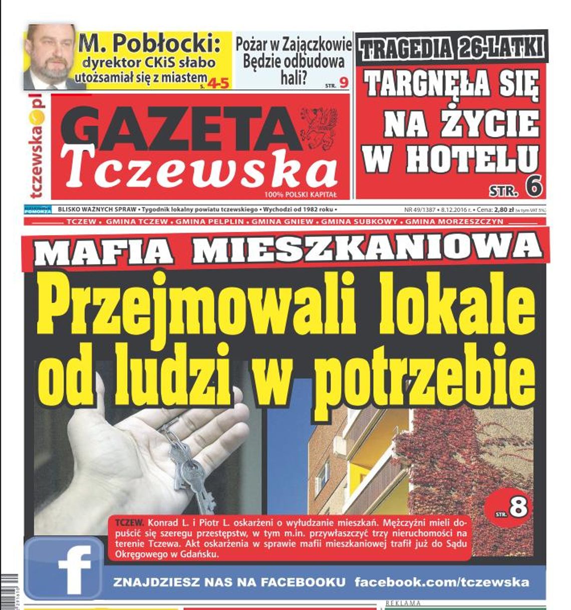 Mafia mieszkaniowa także w Tczewie. Jak przejmowali lokale? Czytaj GT
