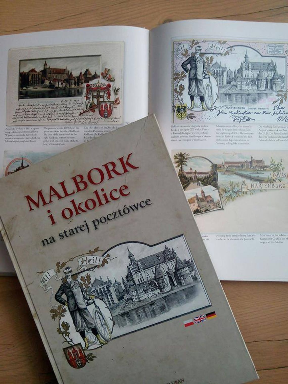 Malbork i okolice na starej pocztówce