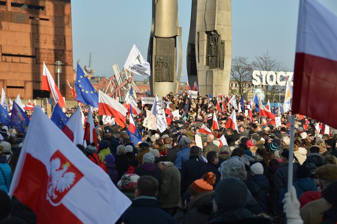Manifestacja KOD w Gdańsku