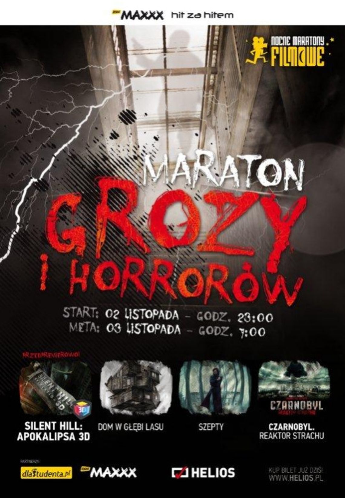 Maraton horrorów w kinie Helios - mamy dla Was bilety!