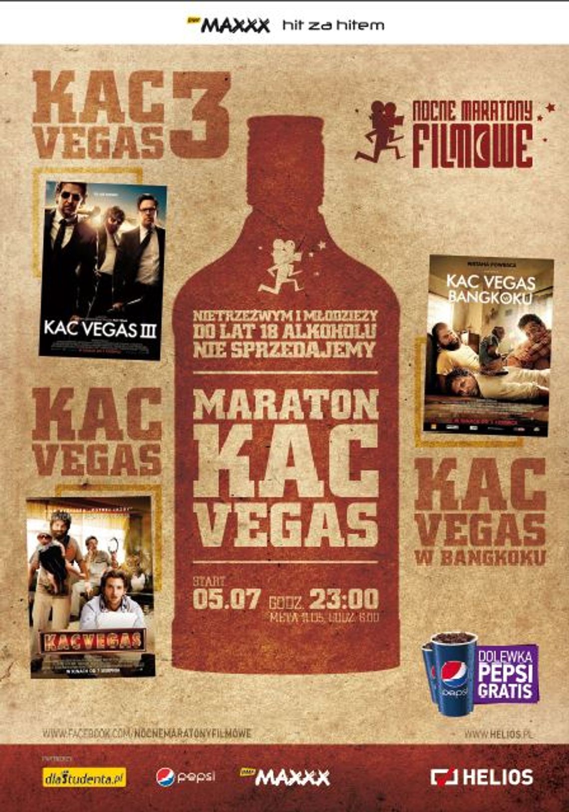 Maraton Kac Vegas w Kinie Helios Maraton Kac Vegas w Kinie Helios