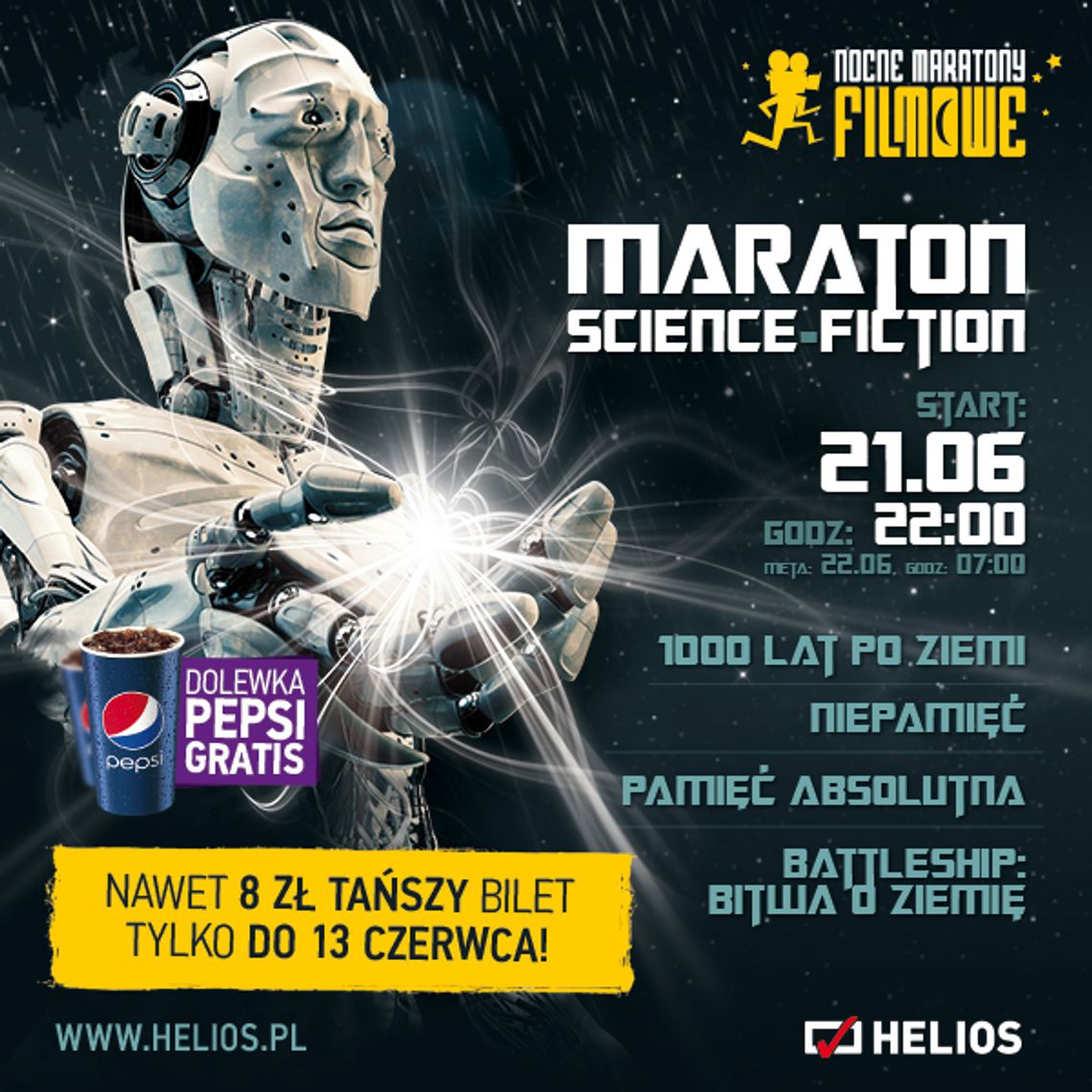 Maraton Science-Fiction w kinie Helios. BILETY ROZDANE! Maraton Science-Fiction w kinie Helios. BILETY ROZDANE!