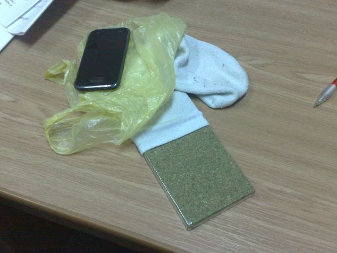 Marihuana w skarpetce