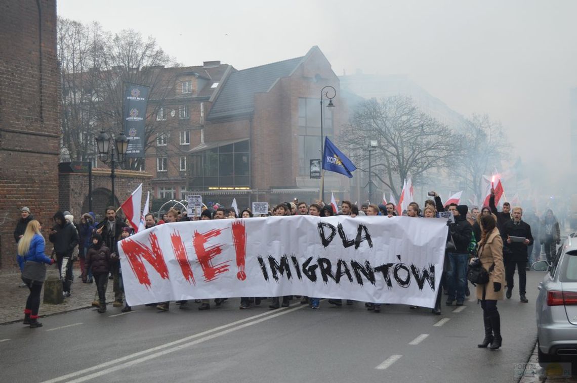 Marsz "Nie! dla imigrantów" w Gdańsku 