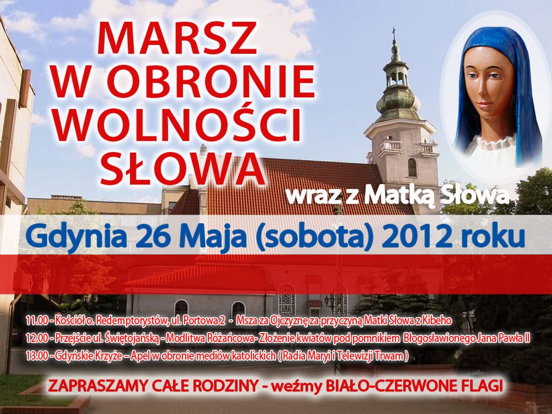 Marsz w obronie wolności słowa