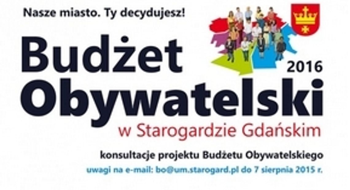 Masz pomysły, uwagi, propozycje do Budżetu Obywatelskiego 2016? Zgłoś je! Masz pomysły, uwagi, propozycje do Budżetu Obywatelskiego 2016? Zgłoś je!