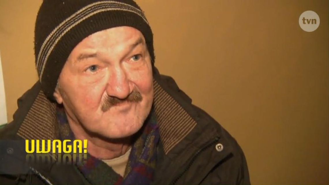 Matka wyrzuciła syna z domu! Smutny los 59-letniego tczewianina