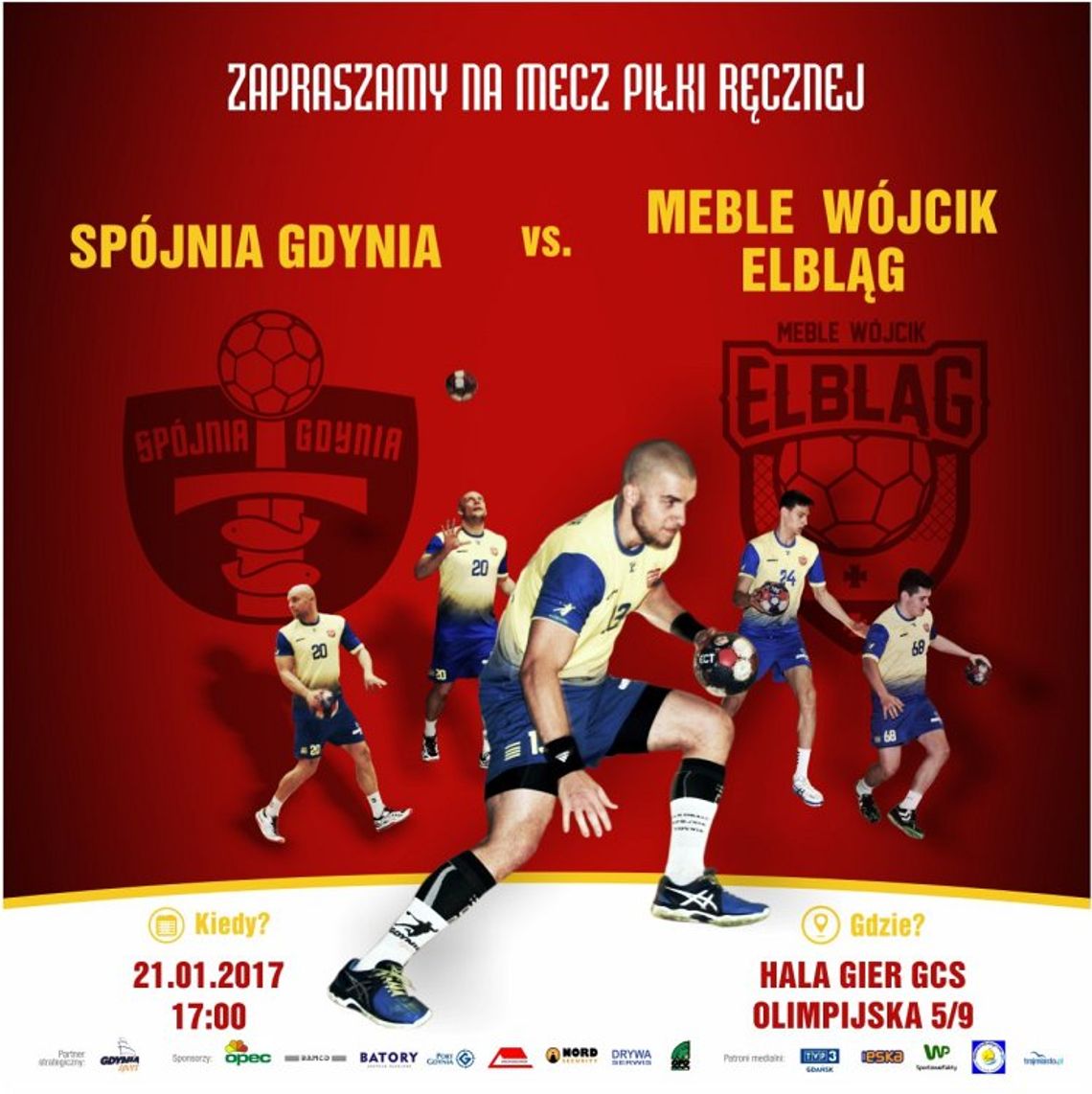Mecz Pucharu Polski w piłkę ręczną Spójnia Gdynia vs Meble Wójcik Elbląg
